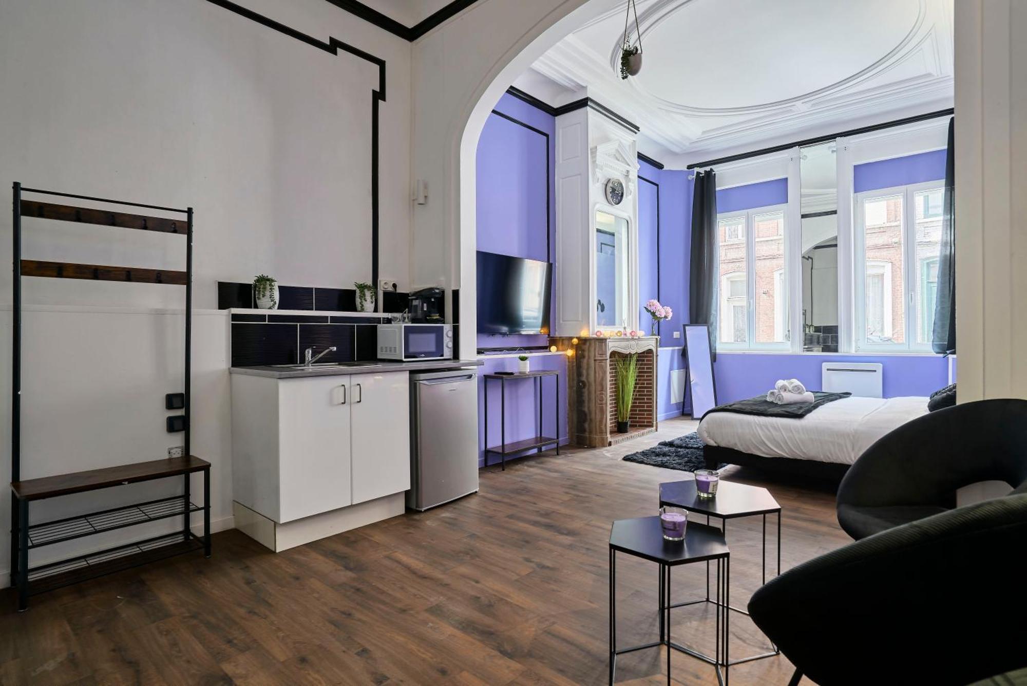 Апартаменты Ng Prestige - Lille L Roubaix Trichon - Balneo - Netflix - Wifi Экстерьер фото