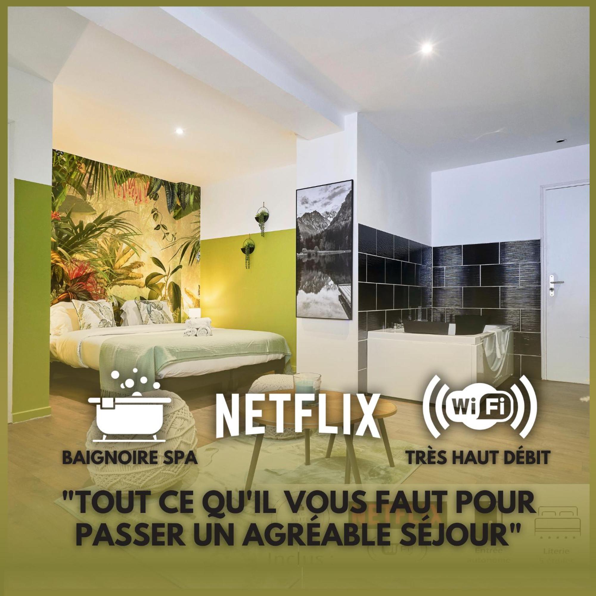 Апартаменты Ng Prestige - Lille L Roubaix Trichon - Balneo - Netflix - Wifi Экстерьер фото